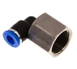 G3/8” X 6mm Parallel Female Elbow BSPP x Tube APLF6-G03
