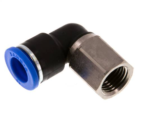 G3/8” X 12mm Parallel Female Elbow BSPP x Tube