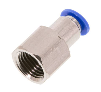 Parallel Female Stud BSP G1/4" X 6mm Tube  APCF6-G02