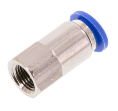 Parallel Female Stud BSP G1/8" X 8mm Tube  APCF8-G01