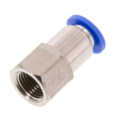Parallel Female Stud BSP G1/8" X 6mm Tube  APCF6-G01