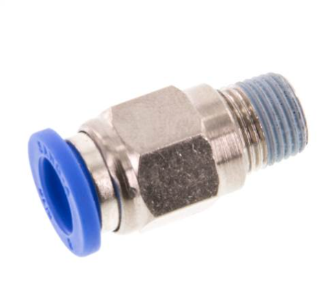 MALE PUSH FIT STUD 1/8" BY 8MM APC8-01