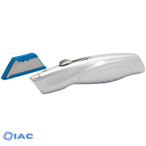 DRAPERRetractable Trimming Knife with 5 Spare Blades 02890
