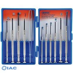 DRAPER 15631 PRECISION SCREWDRIVER SET (11 PIECE)