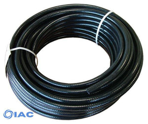 Black Reinforced PVC Hose 1", Medium Duty, 30m Coils CODE: BPVC1BK-30M