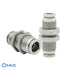 BULKHEAD CONNECTOR OD8mm ID6mm 2304002