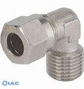 Male STUD ELBOW THREAD  1/4" OD6mm ID4mm  2305002