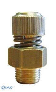 Adjustable Exhaust Silencer, Brass, Thread BSPP 1/4" CODE: ASR14