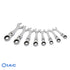 Stubby Flex Head Ratchet Spanner Set (8 Piece) 27982