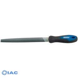 DRAPER SOFT GRIP ENGINEER'S HALF ROUND FILE AND HANDLE, 200MM CODE: 44954