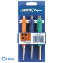 DRAPER NAILSET, CENTRE PUNCH AND PIN PUNCH SET (3 PIECE) CODE: 72041