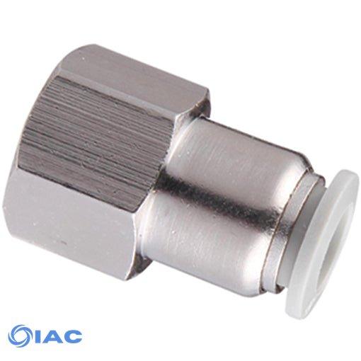 Parallel Female Stud BSPP G1/8" X 4mm Tube  APCF04-G01