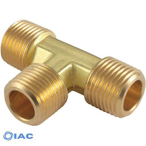 Brass Equal Tees Male Thread R1/8"