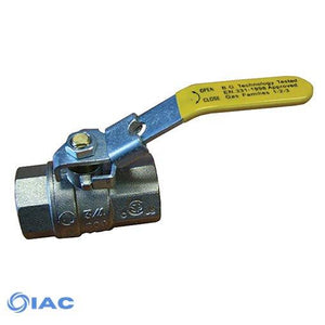 Full Flow lever Ball Valve, Lockable, F X F BSPT R3/8"