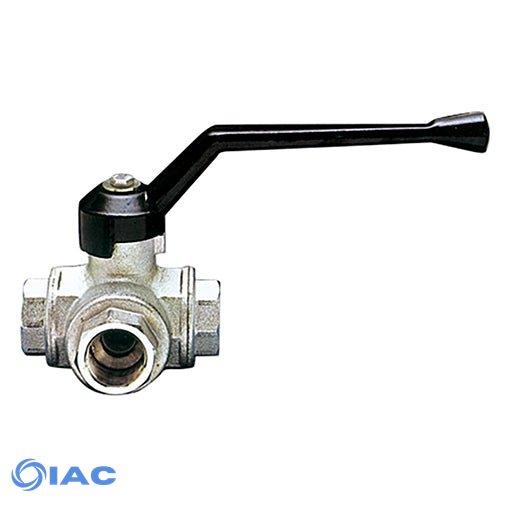 3 Way T Port Ball Valve F. BSPP G3/4" X 92mm