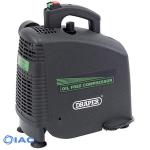 Draper OIL-FREE AIR COMPRESSOR (1.1KW) STOCK NO: 24973      PART NO: DA0/162
