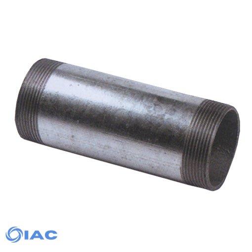 Galvanised Barrel Nipple Extended Lengths, BSPT R1/2" / 150mm