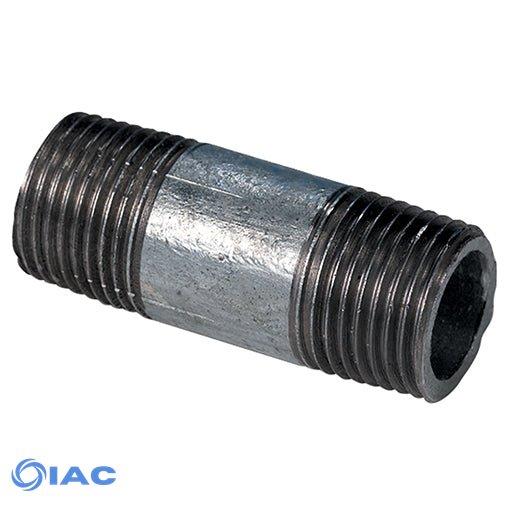 Galvanised Barrel Nipple BSPT R1.1/4" / 80mm GBN114