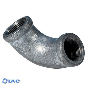 Galvanised Equal 90' Female Bend BSPP G1"