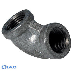 Galvanised Equal 90' Female Elbow BSPP G3"