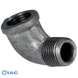 Galvanised Equal 90' Male/Female Elbow BSPP G1" GMFEE1