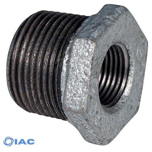 Galvanised Reducing Bush BSPP G1.1/2" X G1"