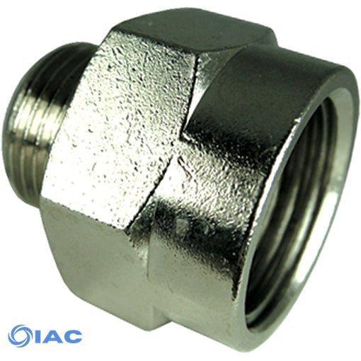Male X Female Nickel Plated Tapered Adaptor R1/2" G1"