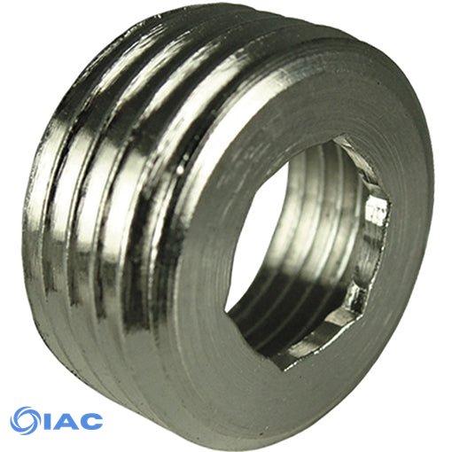 Nickel Plated Parallel Reducing Bush G1/8" M5