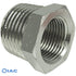 Tapered Reducing Bush Thread BSPT R1/2" to R1/8" CODE: TRB1218