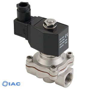 ZS Series 2/2 Solenoid Valve, Stainless Steel Body Viton Seals G1" 220V AC