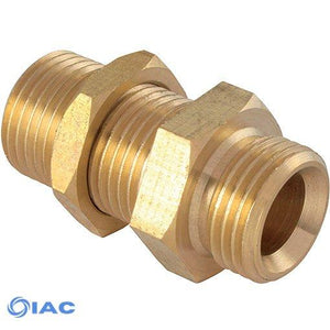 Brass Bulkhead Connector Male G1/8"