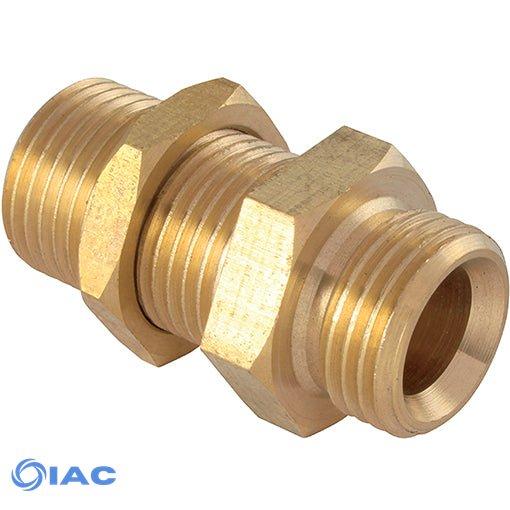 Brass Bulkhead Connector Male G1/4"
