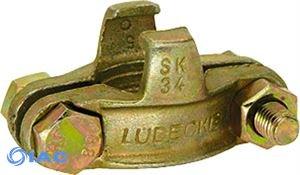Pipe Clamp Malleable Iron with Safety Claw Size 28-32 CODE: MIPC28-32S
