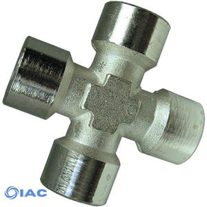 Nickel Plated Equal Female Cross Thread G1/4" CH 12mm EFC14F