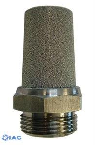 Sintered Silencer - Stainless Steel, Thread BSPP G1/8" CODE: 1SSE