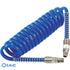 P/U Coil Hose, 7.5m of 6.5mm i/d Hose, Male 1/4 HA5214