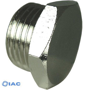 Nickel Plated Hex Parallel Plug Thread M5 CODE: HPPM5