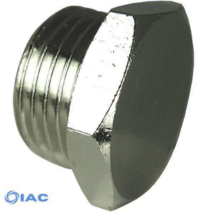 Nickel Plated Hex Parallel Plug Thread G1/2" CODE: HPP12