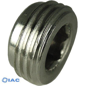 Nickel Plated Flush Parallel Plug Thread G1/2" CODE: FPP12