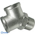Nickel Plated ‘Y’ Connector Male Inlet Thread BSPP G1/4" CODE: YMF14